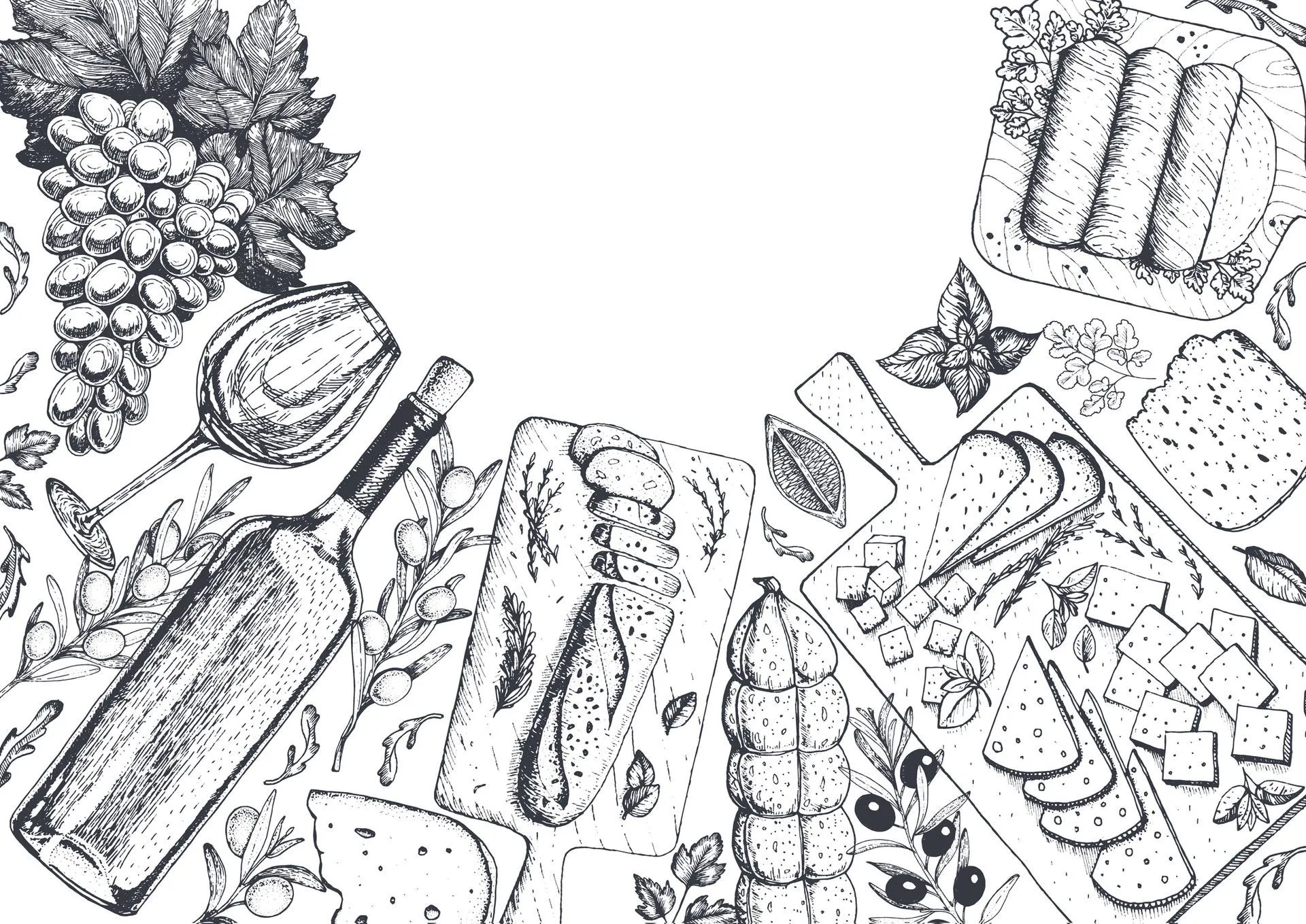 Piatti di cucina tipica romana alla Fraschetta